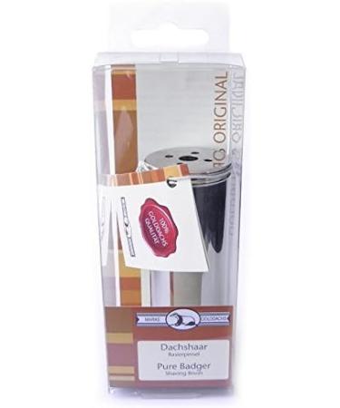 Golddachs Travel Shaving Brush - 100% Badger Hair in Silver Tube | Premium Men's Grooming Accessory - Buy Online on GoSupps.com