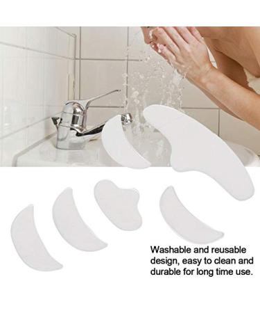6 Reusable Anti-Fold Silicone Eye Pads for Moisture & Wrinkle Reduction - Beauty Tool with Chin Patch - Buy Online on GoSupps.com