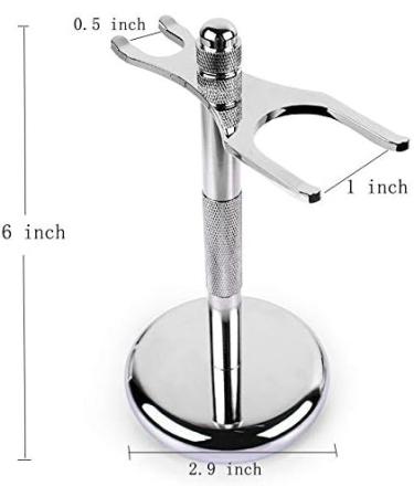 Lefeda Simply Men's Stainless Steel Razor Brush Set | Fashionable Silver Shaving Essentials for a Perfect Shave - Buy Online on GoSupps.com
