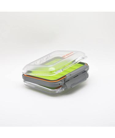 Small Green Silicone Fly Box for Fly Fishing with Ice Jig Slots - Compact Fishing Tackle Organizer - Buy Online on GoSupps.com