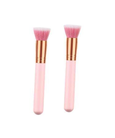 DRESSOOS 2pcs Cosmetics Brush Makeup Brishes Highlighter Brush Concealer Brush Makeup Brushs Wooden