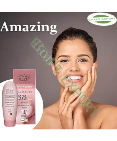 Eva Skin Collagen BB Cream Medium - 5-in-1 Complexion Solution | Anti-Oil & Coverage - 1.69 oz (50 ml) | Shop Internationally - Buy Online on GoSupps.com