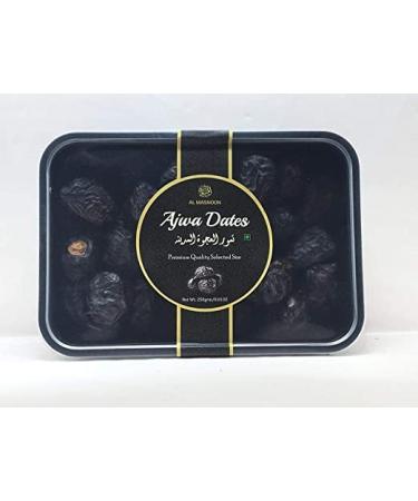 SHN bAL MASNOON Ajwa Dates/ajwa khajoor from Madina suadi Fresh Dates Selected Size 250 grm