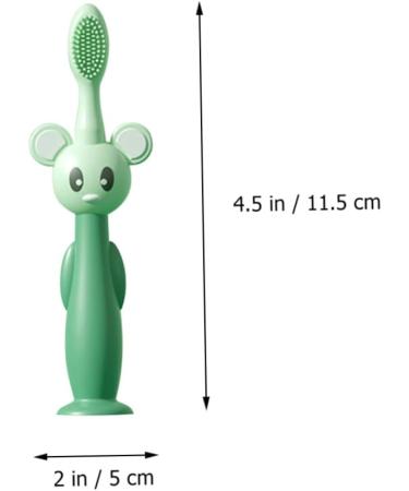 Minkissy Baby & Toddler Training Toothbrush Set - Soft Children's Toothbrush for Infants & Newborns | Gentle Cleaning for Milk Teeth - Buy Online on GoSupps.com