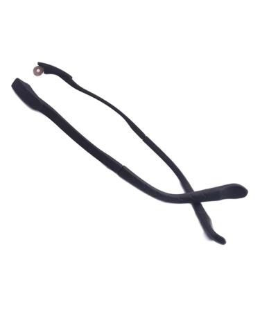 VekkEr Eyeglass Temple Replacement1 Pair Kids Eyeglass Temple Repair Parts Universal TR Silicone Student Replacement Eyeglass Temples Black