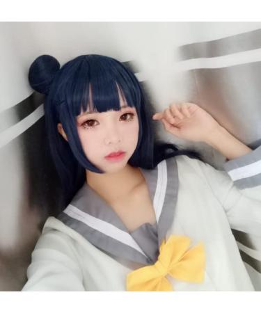 Buy Lovelive Sunshine Tsushima Yoshiko Cosplay Wig - Heat Resistant Synthetic Hair + Wig Cap | Love Live Aqours Yohane - Buy Online on GoSupps.com