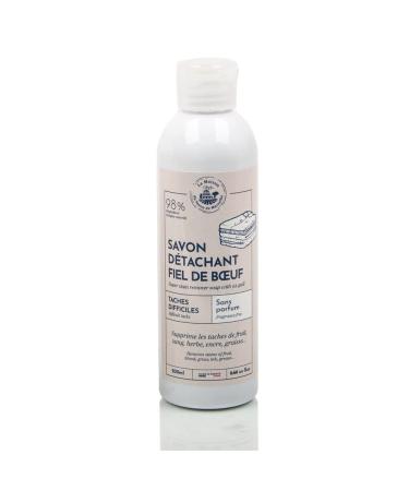 Maison du Savon de Marseille - French stain remover liquid with Ox Gall - Fragrance free - 200ml