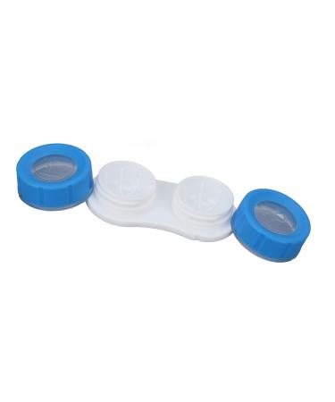 Pasamer Portable Contact Lens Case - Lightweight Blue Case & Tweezers for Travel & Outdoor Use - Buy Online on GoSupps.com