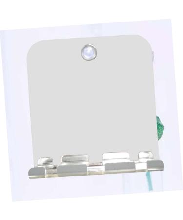 Minkissy Anti-Drop Cosmetic Mirror - Fogless Shower & Makeup Wall Mirror 13.8x13cm Decorative Acrylic Travel Mirror for Shaving & Makeup - Buy Online on GoSupps.com
