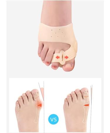 Buy Keduoduo Hallux Valgus Corrector - SEBSHORTICS Bone Thumb Adjuster & Bunion Straightener - Foot Care Pedicure Sock in Regular Skin Color - Buy Online on GoSupps.com