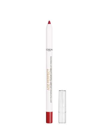 L'Oreal Paris Age Perfect Anti-Feathering Lip Liner  Flaming Carmin Flamin Carmin 1 Count (Pack of 1)