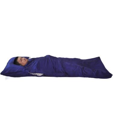 Purple Blue 100% Pure Mulberry Silk Single Sleeping Bag Liner Travel Sheet Sleepsack 83"x33" - Buy Online on GoSupps.com