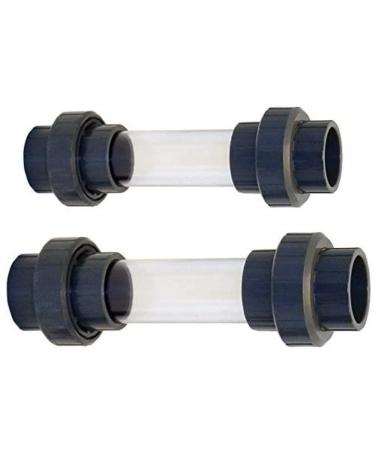 AquaForte sight glass with 3/3 coupling 50 mm installation accessories grey 27.0 x 8.0 x 8.0 cm 27 x 8 x 8 cm