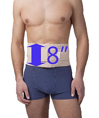Premium Breathable Umbilical Hernia Belt for Men & Women - Support Pad for Abdominal & Navel Hernias (Waist 49-55 inch - Buy Online on GoSupps.com