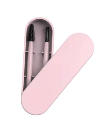 Didiseaon 1set Eyelash Brush Eyebrow Brush Eyelash Beauty Comb Eyelash Brow Wand Eye Shadow Applicator Silicone Makeup Brush Kit Silica Gel Eyelash Tool Pink Multifunction Woman