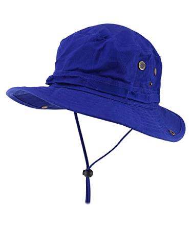 Armycrew Big Oversized Jungle Boonie Bucket Hat with Chin String Fits Upto XXXL XX-Large-3X-Large Royal Navy