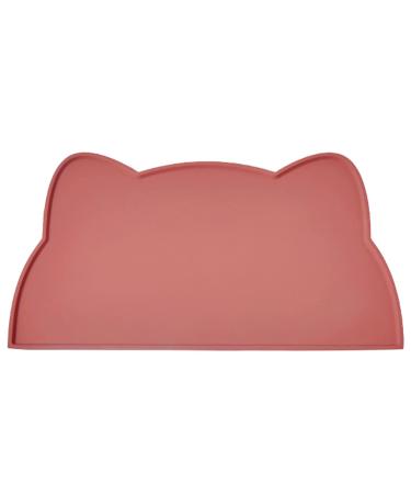 Septillar bowl pad silicone cats and small dogs waterproof pet lining mats slipproof cat bar (coral red) Korall red 44x25 cm - Buy Online on GoSupps.com