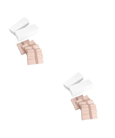 Minkissy 800 STK depilatory paper body wax strips Non -woven wax strips made of wood depilatory strips facial wax strips hair removal wooden removal 400PCSX2PCs such as shown