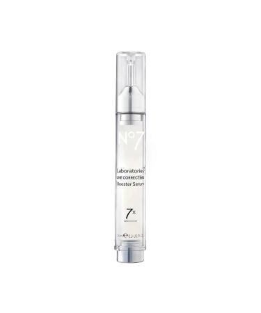 No7 Laboratories Line Correcting Booster Serum - Potent Collagen Peptide Serum for Fine Lines and Wrinkles - Moisturizing Formula for All Aging Skin Types (15 ml) 0.5 Ounce (Pack of 1)