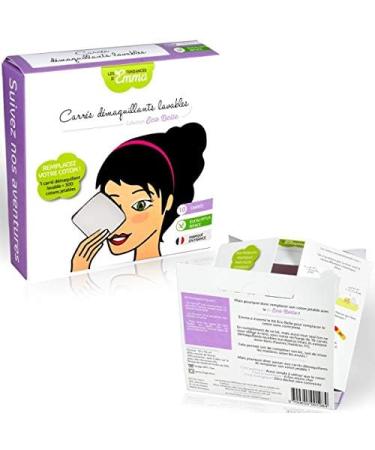 Les Tendances d'Emma 10 Washable Eucalyptus Makeup Remover Squares - Eco-Friendly & Reusable | International Shipping Available - Buy Online on GoSupps.com