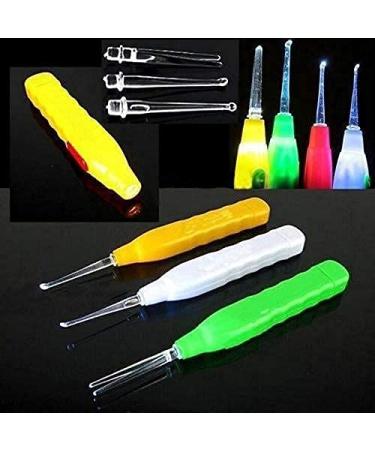 LED Flashlight Earpick for Gentle Ear Wax Removal - Ear Cleaning Tool for Kids & Adults - Buy Online on GoSupps.com