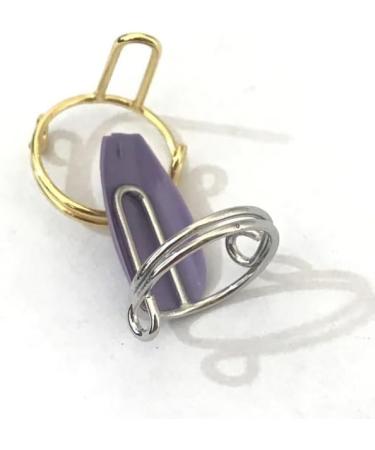 fdsmall Wudu Nail Rings Adjustable Fingernail Rings Reusable Metal Finger Nail Rings for Women No Glue Nails Jewelry Fingertip Gift Decorations for Wearing Manicure Nails (Gold) - Buy Online on GoSupps.com