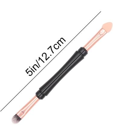 Eyeshadow Brush Double Ended Eye Makeup Brush with Protective Cap Soft Eye Brush for Women and Girls with Daily Eye Make-up - Buy Online on GoSupps.com
