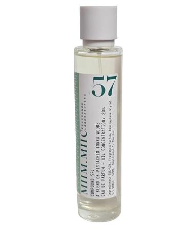 MIIM MIIC Compond 57 A Blend of Pistachio Tonka Woods Eau De Parfum 3.4 Fl Oz / 100 Ml Unboxed