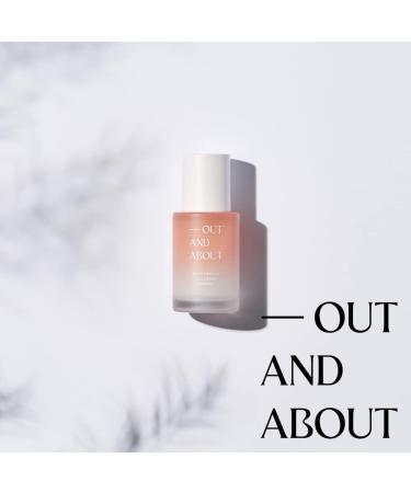 OUT AND ABOUT Vegan Collagen Serum 30ml Gentle Face Serum with Soluble Collagen Niacinamide Adenosine Lightweight Formula for Delicate Skin Korea Skincare Formula - Buy Online on GoSupps.com