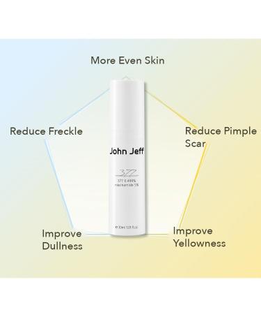 1PC John Jeff 377 Serum Soothing Relieving Dullness Yellowness Balancing Darkness Facial Serum Essence Firming Skin Serum Ampoule - Buy Online on GoSupps.com
