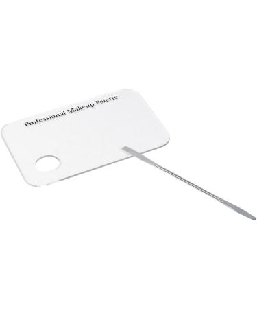 Restokki Acrylic Cosmetic Palette - Versatile Nail Art & Makeup Mixing Tools with Stainless Spatula for Perfect Lipstick & Eyeshadow Blending - Buy Online on GoSupps.com