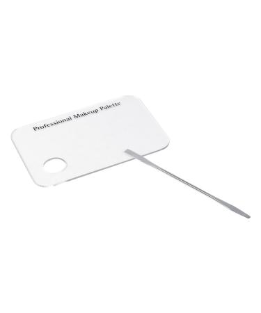 Buy Acrylic Makeup Palette & Stainless Spatula Tool Set | Dekaim Clear Cosmetic Mixing Palette for Nail Art - International Shipping Available - Buy Online on GoSupps.com