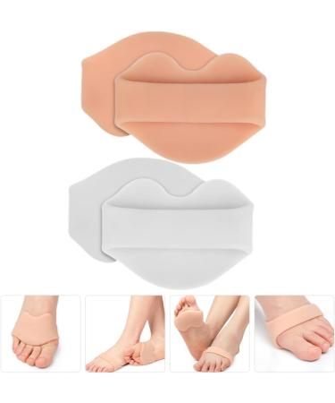 Beavorty Forefoot Half Size Pads - 2 Pairs Comfort Heel Cushions for High Heels & Shoe Toe Support - Replaceable Foot Cushions for Men & Women - Buy Online on GoSupps.com