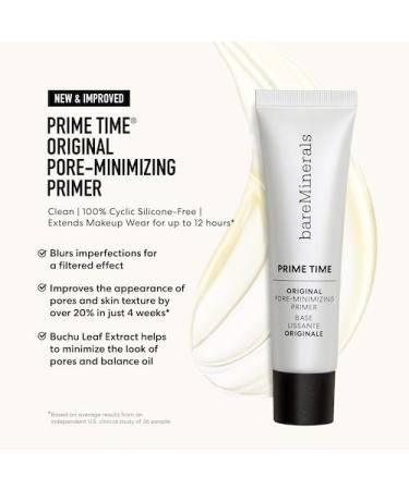 bareMinerals Prime Time Face Primer 1 oz - Pore-Minimizing Primer for Flawless Skin | International Shipping Available - Buy Online on GoSupps.com