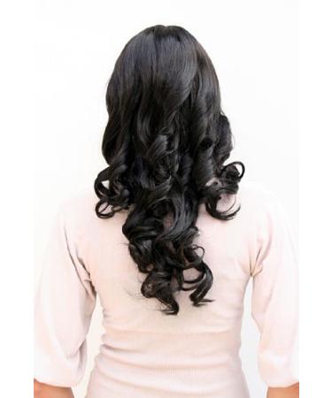 WIG ME UP 9201L-1B | Curly Black Long Hair Wig with Parting - Stylish & Comfortable for All Occasions - International Shipping Available - Buy Online on GoSupps.com