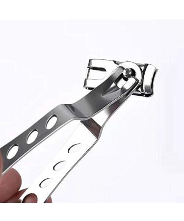 UNbit Nail Clipper Adult Nail Clippers Stainless Steel Silver Nail Clippers 9.5cm 360 Degree Rotating Stainless Steel Nail Clippers - Buy Online on GoSupps.com
