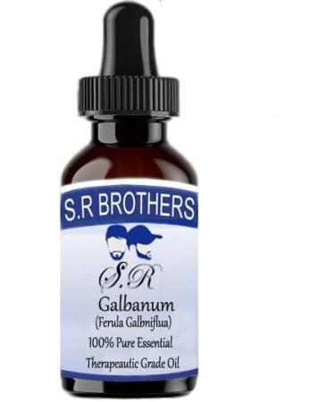 SRBrothers 100% Pure Galbanum Essential Oil (Ferula Galbniflua) - Therapeutic Grade 100ml for Aromatherapy & Wellness - Buy Online on GoSupps.com