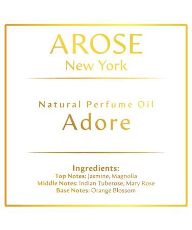Adore Perfume Oil Alcohol-free Vegan 10 ml Pocket Size Travel Size long-lasting Fragrance Inspired by J'Adore - LARGE BOTTLE NOT INCLUDED - Buy Online on GoSupps.com