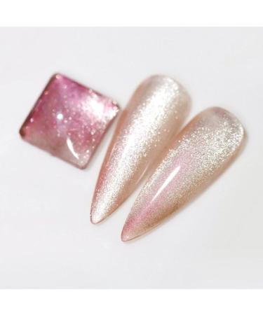 15ml Nail Gel Lacquer Need LED Lamp Soak Off UV Lamp Gel Nail Polish Laser Colorful Gel Manicure Art Cat Eye Gel - (Color: 8)