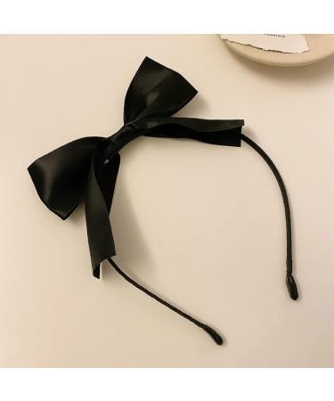Red Bow Headband for Women and Girls - Handmade Black Hair Hoop with Bow Detail - Buy Online on GoSupps.com