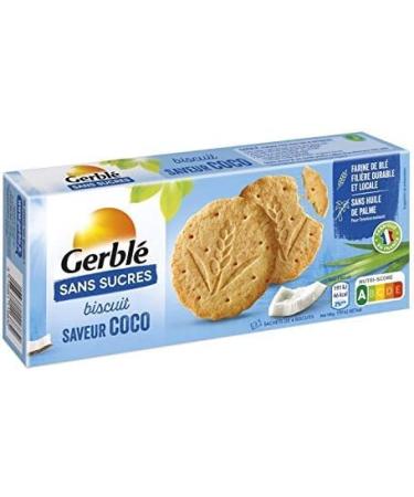 GERBL - Coconut Flavor Biscuit No Added Sugar 132G - Pack of 3 - best offer - Buy Online on GoSupps.com