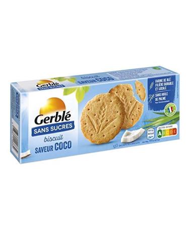 GERBLÉ - Coconut Flavor Biscuit No Added Sugar 132G - Pack of 3 - best offer