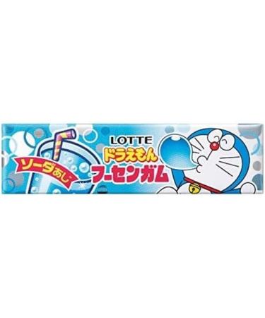 Doraemon Bubble Gum 0.6oz 10pcs Japanese Soda Taste Bubble Gum Lotte - Buy Online on GoSupps.com