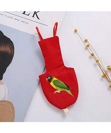 Kuso reusable washable diapers for parrots kimono clothing for birds budgies parasites nymphensittish cockatoos African aras (XL red) XL red