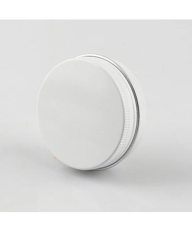 Zeoabsy 10-Piece 30ml White Aluminum Jars with Screw Lid - Perfect for Cosmetics Candles & Ointments - Includes 5 Spatulas & 1 Label - Buy Online on GoSupps.com