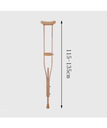 Crutches for Adults Underarm Handicapped Crutches/Canes for Disabled Persons Free Retractable Springs Adjustable Range 95-145 Cm Great for Travel or Work (Double) Lucky Star - Buy Online on GoSupps.com