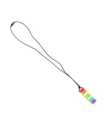 Colorful Non-Toxic Silicone Baby Bite Ring Necklace - 5 Pieces Finger Slides Sensory Chewing for Newborns - High-Temperature Resistant & Soft - Buy Online on GoSupps.com