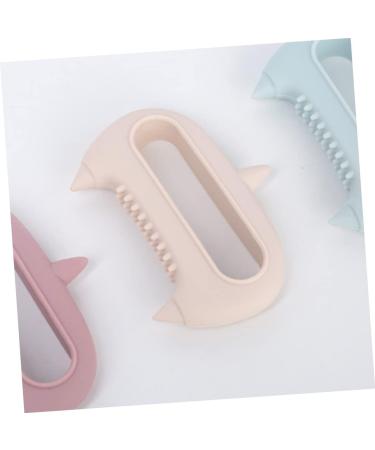 Tovinanna 3-in-1 Acupuncture Massage Device | Portable Hand Massager for Head & Salon | Comfortable Pebble Gel Hair Brush - Buy Online on GoSupps.com