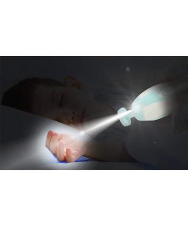 Electric Baby Nail Trimmer Safe Baby Nail File with Light - Electric Nail Clippers Kit with 6 Grinding Heads for Newborn Infant Toddler Kids Toes and Fingernails - Buy Online on GoSupps.com
