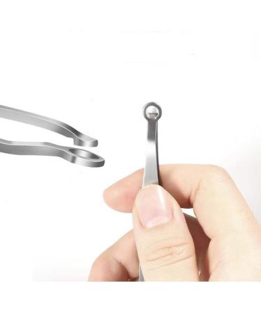 Universal Nose Hair Trimming Tweezers | Premium Stainless Steel Nasal Clippers & Eyebrow Trimmer for Noses Sideburns Brow - International Shipping Available - Buy Online on GoSupps.com